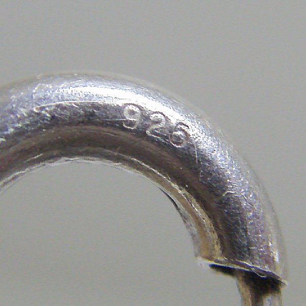 (ch1379)Cadena de plata con eslabn clsico redondo.